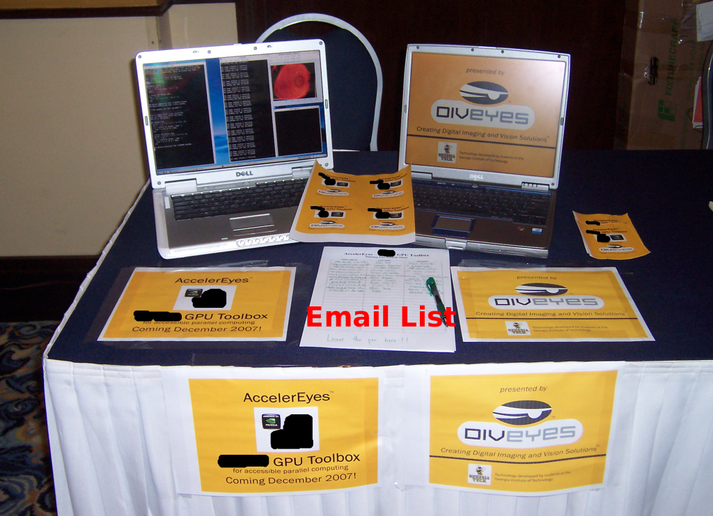 ICCV Booth 2007